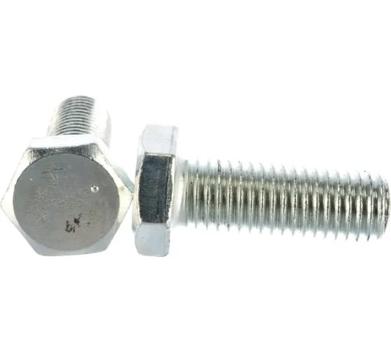 Болт шестигранный М8x45 оцинкованный полная резьба пр. 5,8