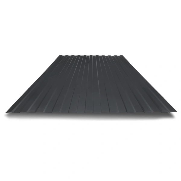 Профнастил С20 0,3 мм темно серый RAL 7024 1м