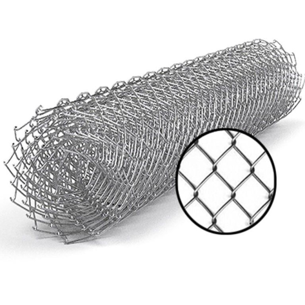 Сетка рабица 55х55х2,5 оцинкованная 2х10м ТУ